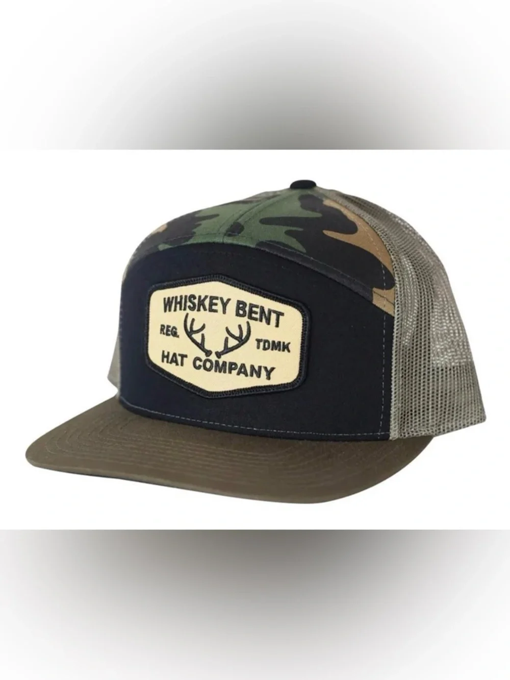 Whiskey Bent Hat Co The Rut 7-Panel Cap & NWT BYLT Coastal Rope Hat Black